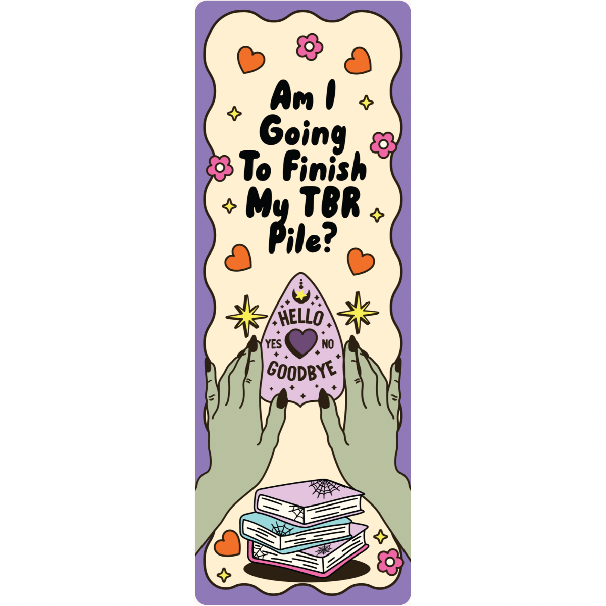 Spooky TBR Bookmark