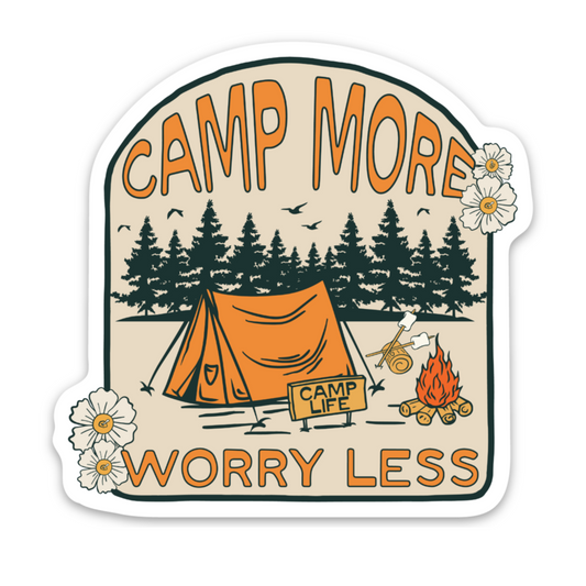 Camp More | Weatherproof Sticker