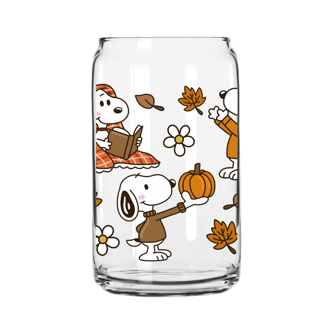 Fall Snoop Glass Can