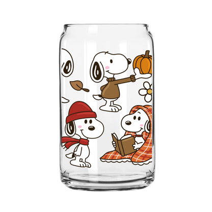 Fall Snoop Glass Can