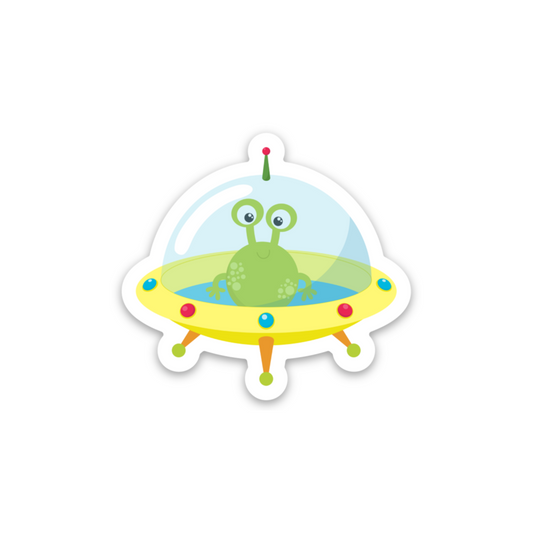 Alien | Mini Kid Sticker | Waterproof
