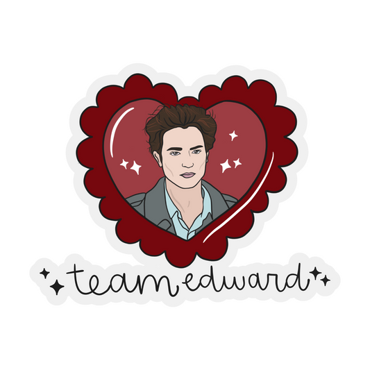 Team Edward Weatherproof Sticker