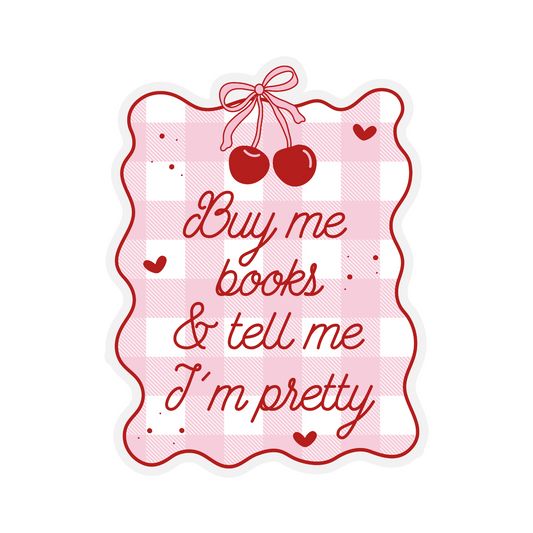 Buy Me Books Weatherproof Sticker