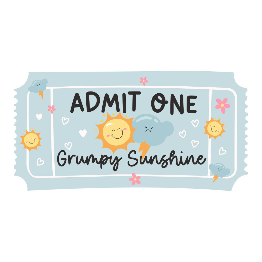 Grumpy Sunshine | Weatherproof Sticker