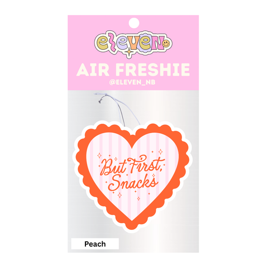 Snacks Air Freshie Peach Scent