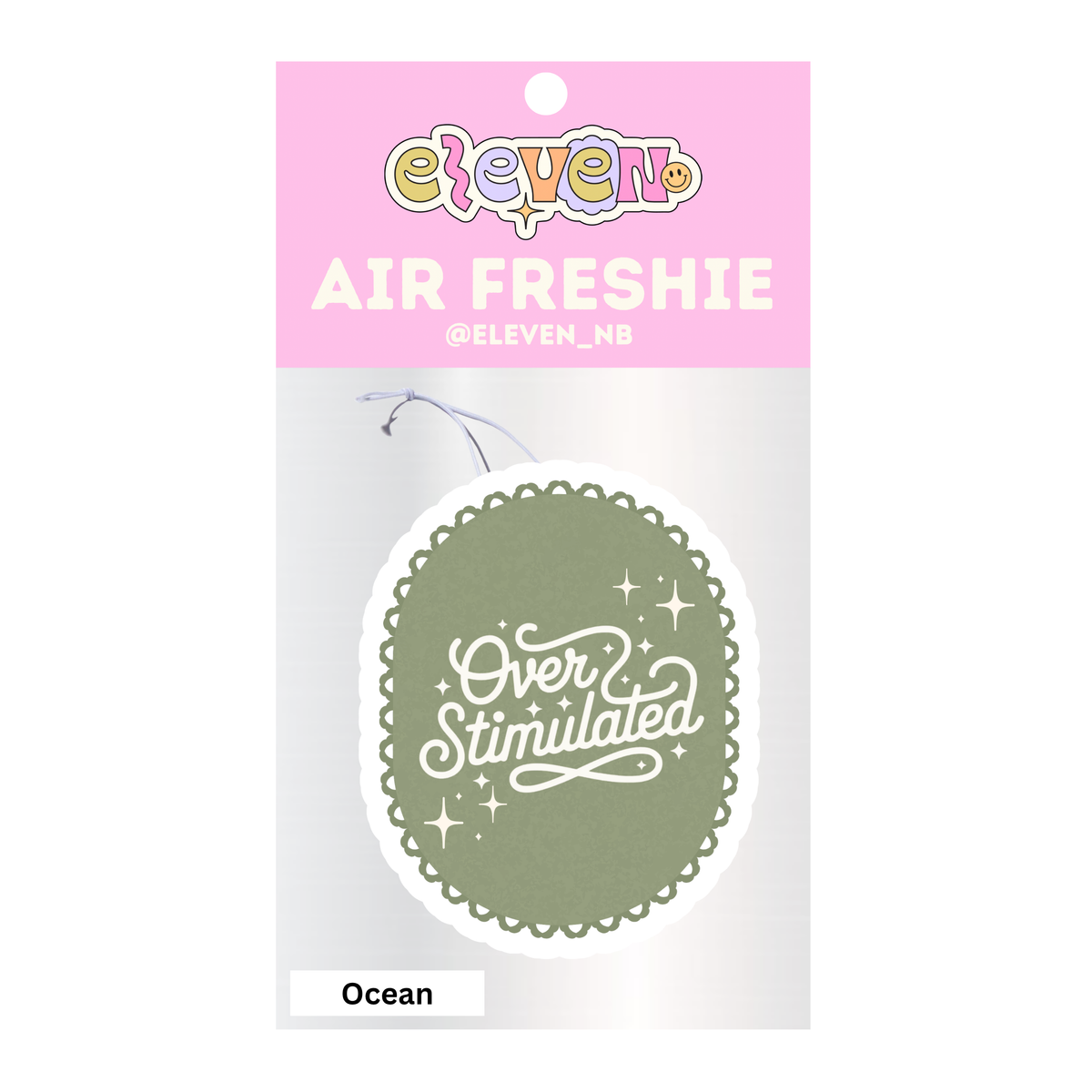Overstimulated Air Freshie Ocean Scent