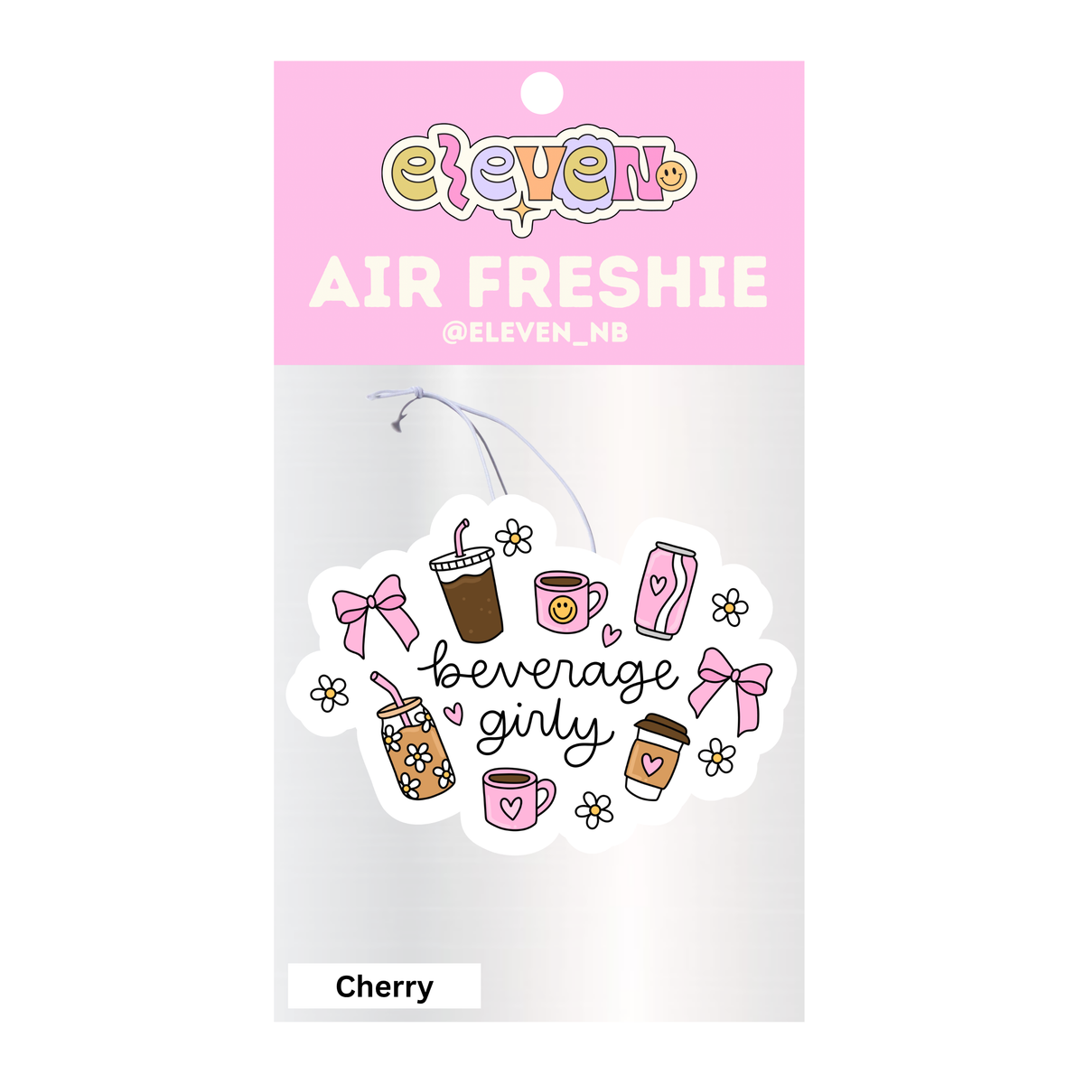 Beverage Girly Air Freshie Cherry Scent