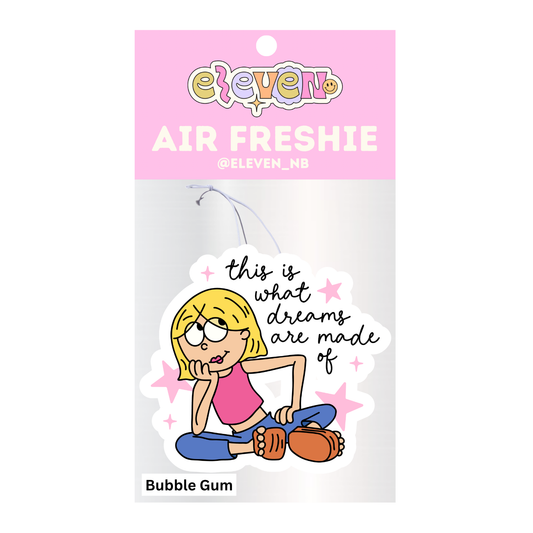 Lizzie Air Freshie Bubble Gum Scent