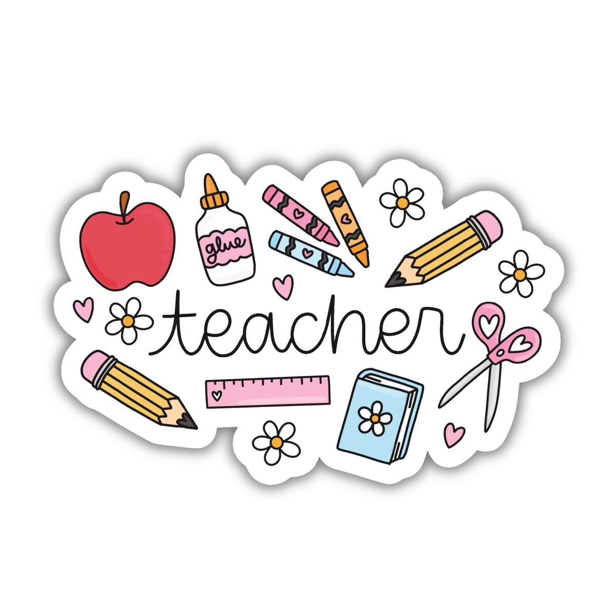 Teacher Weatherproof Sticker