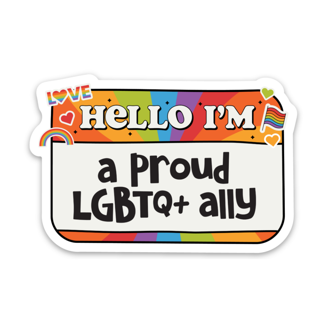 Proud Ally | Weatherproof Sticker