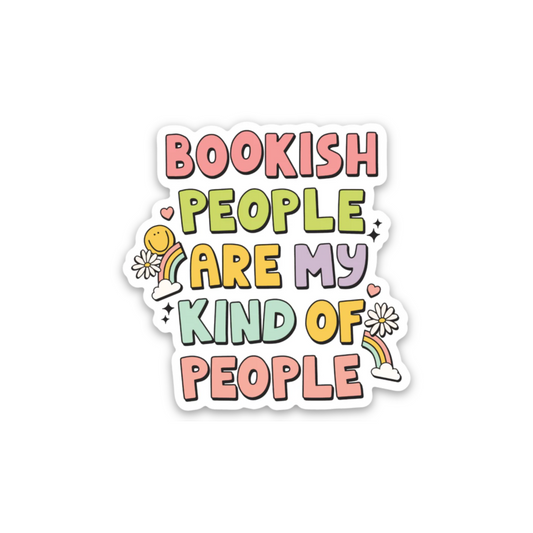 Bookish People | Mini Kindle Sticker