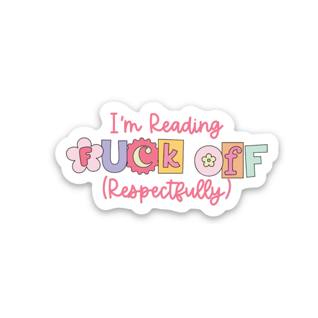 I’m Reading Eff Off | Mini Kindle Sticker