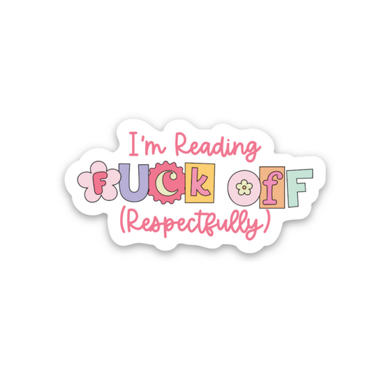 I’m Reading Eff Off | Mini Kindle Sticker