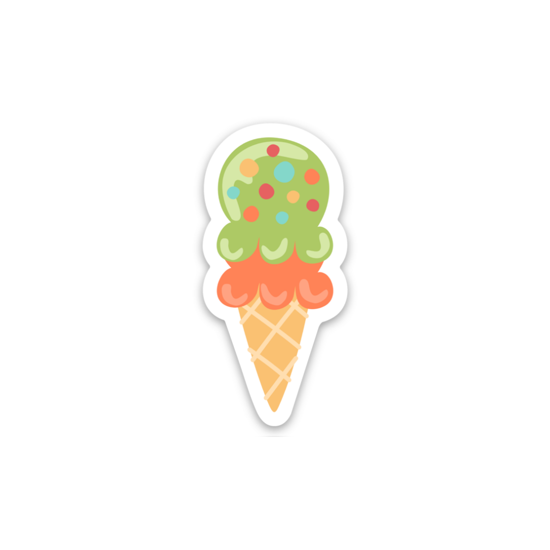 Ice Cream | Mini Kid Sticker | Waterproof