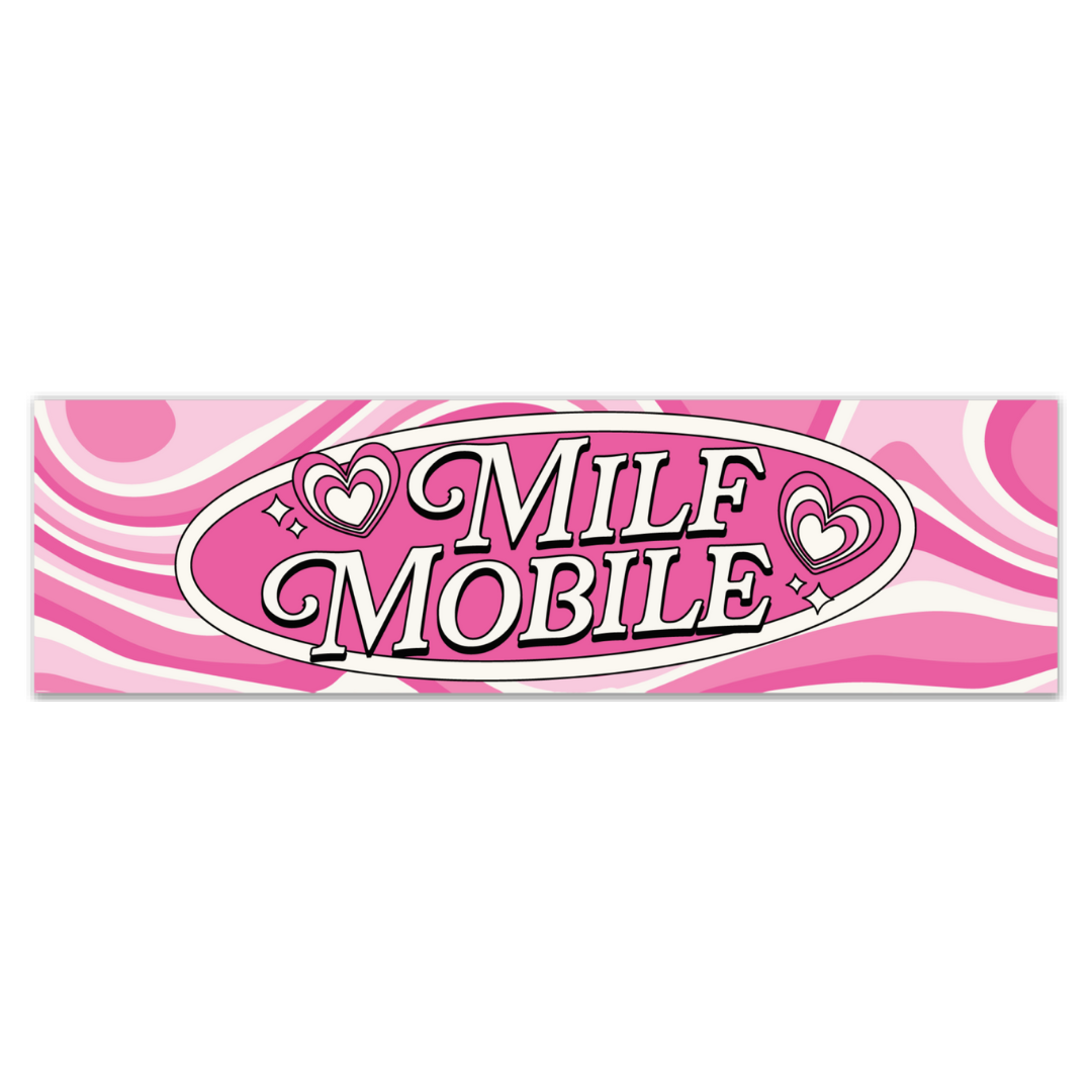 Milf Mobile Bumper Sticker