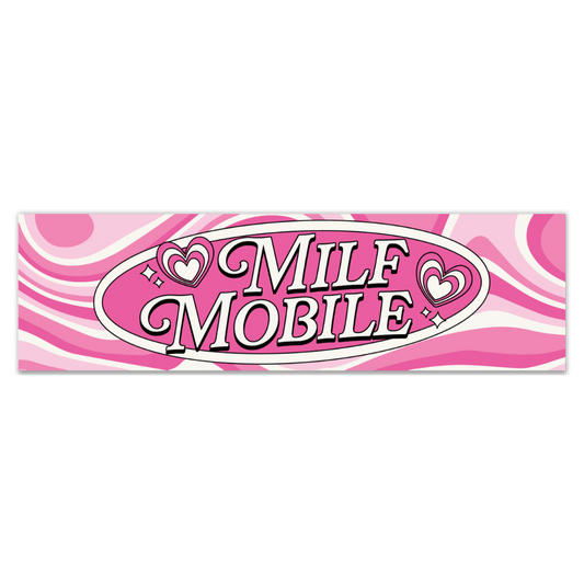 Milf Mobile Bumper Sticker