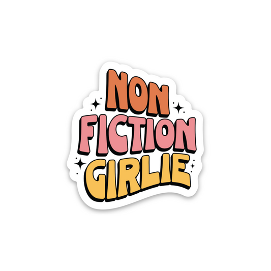 Non Fiction Girlie | Mini Kindle Sticker