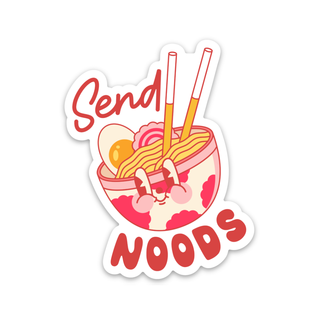 Send Noods | Weatherproof Sticker
