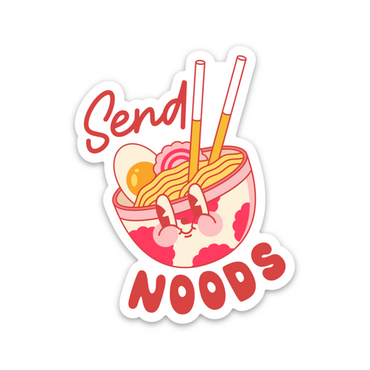 Send Noods | Weatherproof Sticker