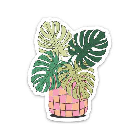 Monstera Plant | Weatherproof Sticker