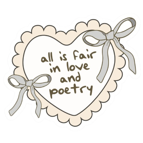 All is fair weatherproof sticker