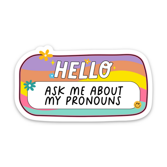 Pronouns | Weatherproof Sticker