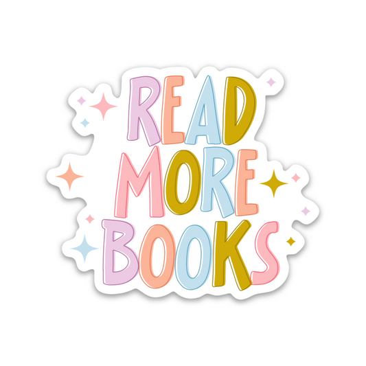 Read more books | Weatherproof Sticker