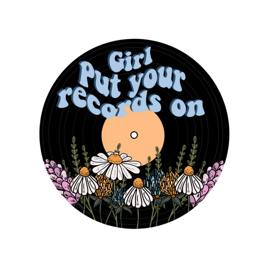 Records Weatherproof Sticker