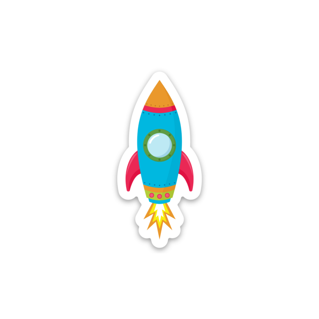 Rocket | Mini Kid Sticker | Waterproof