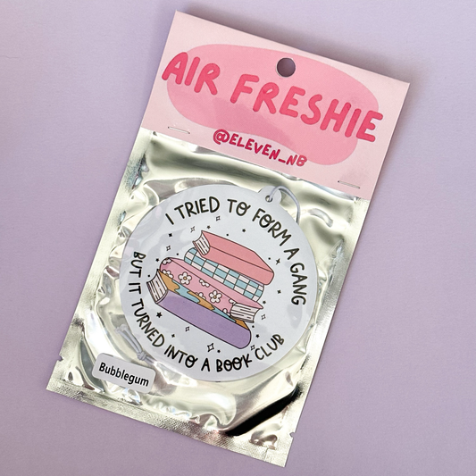 Book Club Air Freshie Bubblegum Scent