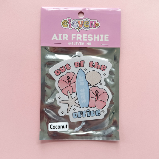 Out Of Office Air Freshie Coconut Scent