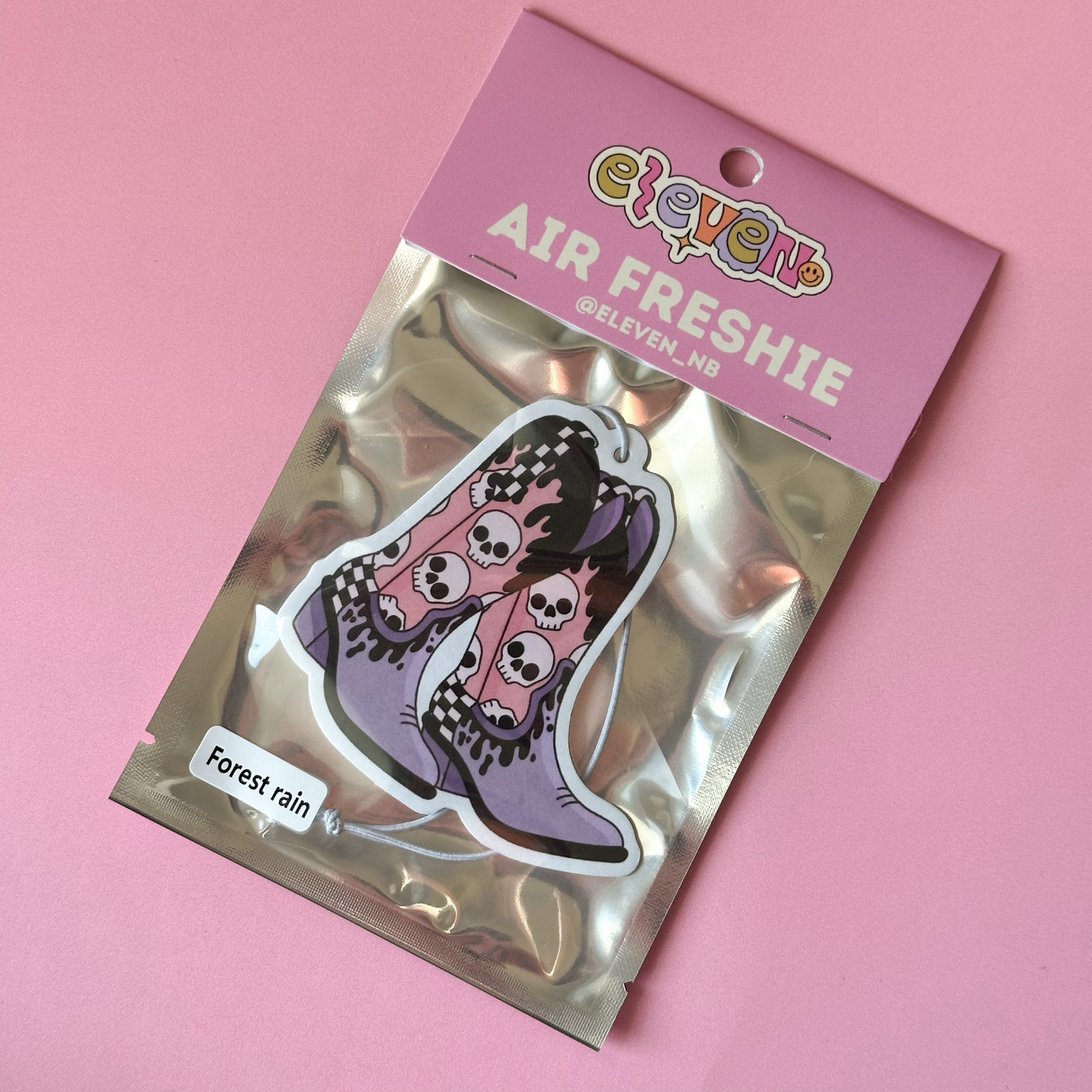 Punk Boots Air Freshie Forest Rain Scent
