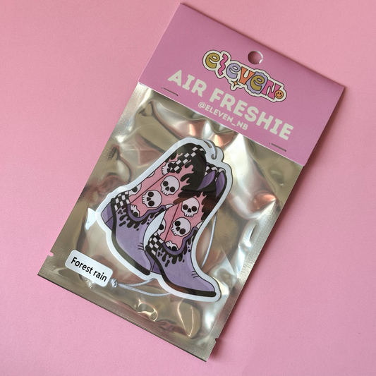Punk Boots Air Freshie Forest Rain Scent