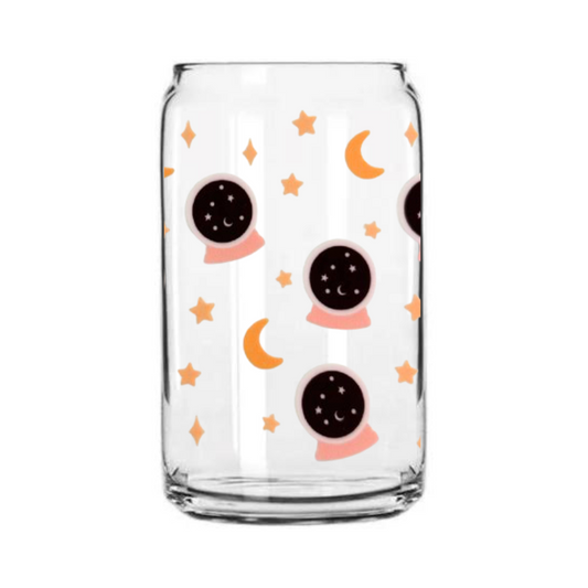 Crystal Ball Glass Can