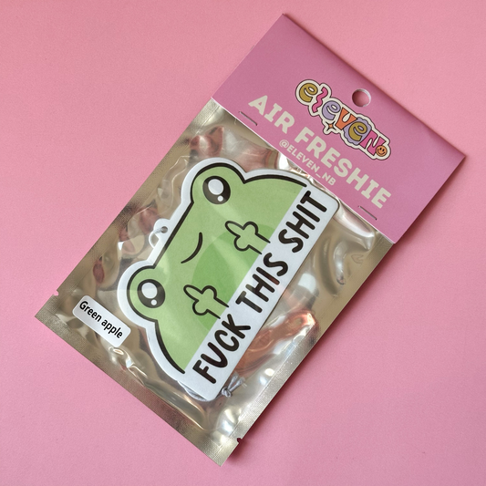 Fuck Frog Air Freshie Green Apple Scent