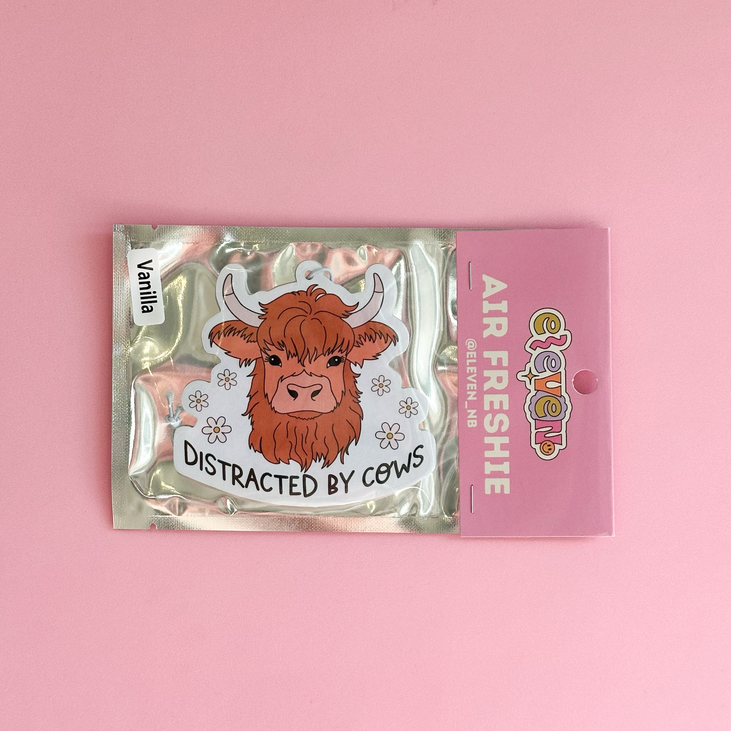 Cows Air Freshie Vanilla Scent