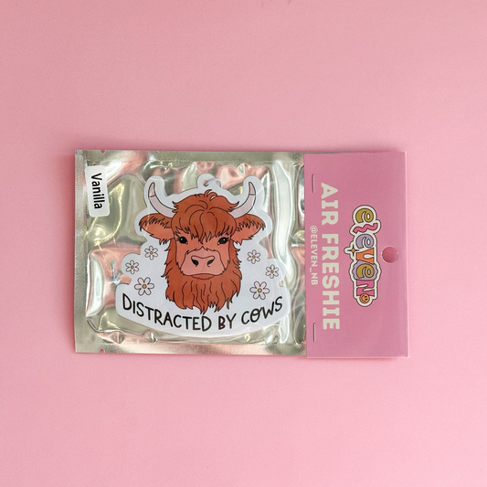 Cows Air Freshie Vanilla Scent