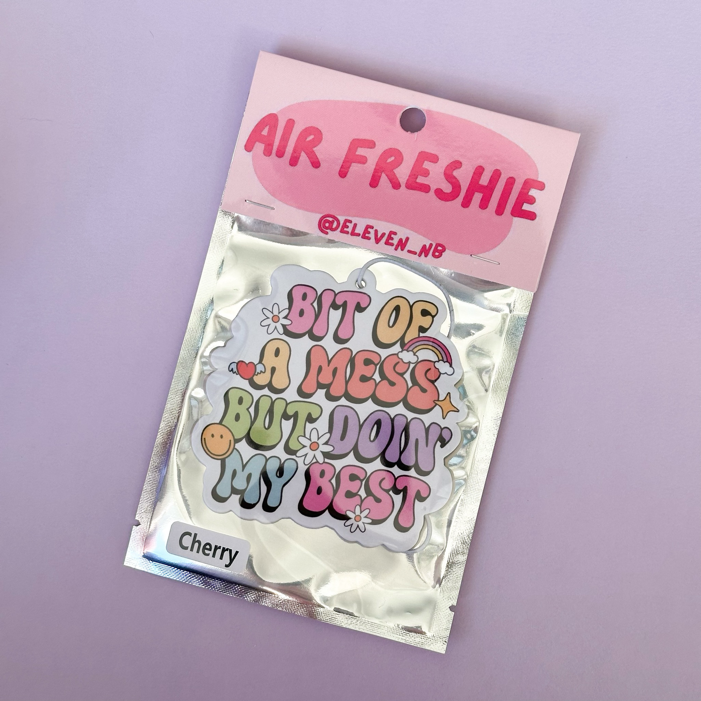 Bit Of A Mess Air Freshie Cherry Scent