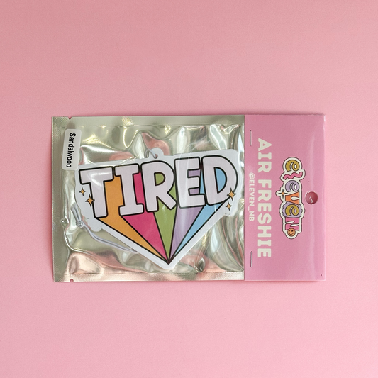 Tired Air Freshie Sandalwood Scent