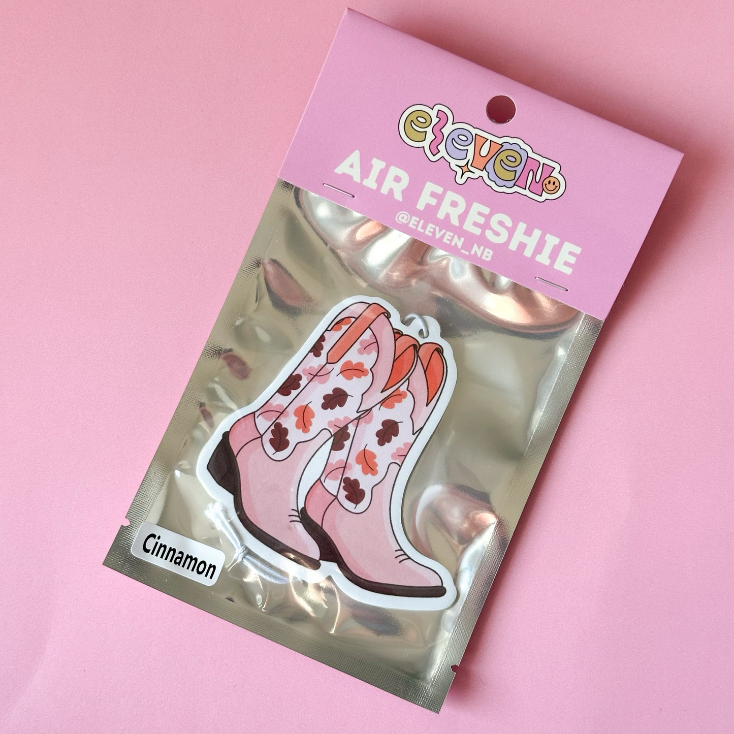 Fall Boots Air Freshie Cinnamon Scent