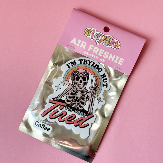Trying But Tired Air Freshie Coffee Scent