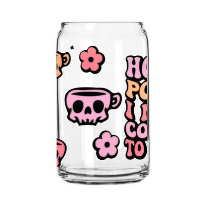 Hocus Pocus Glass Can