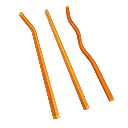 Colored Glass Straws