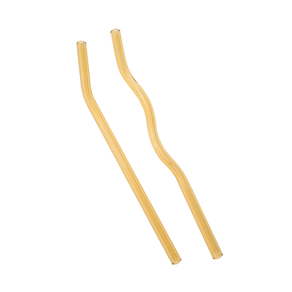 Colored Glass Straws