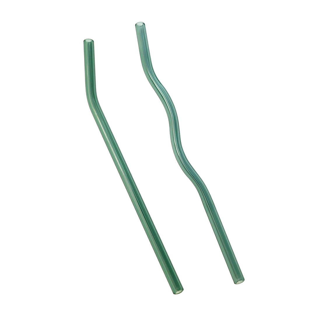 Colored Glass Straws