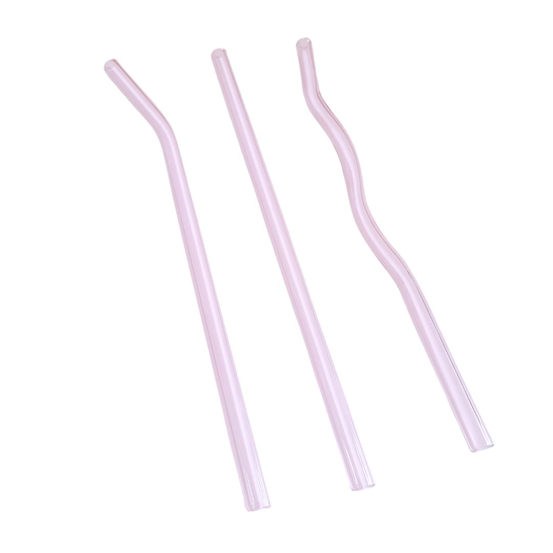 Colored Glass Straws