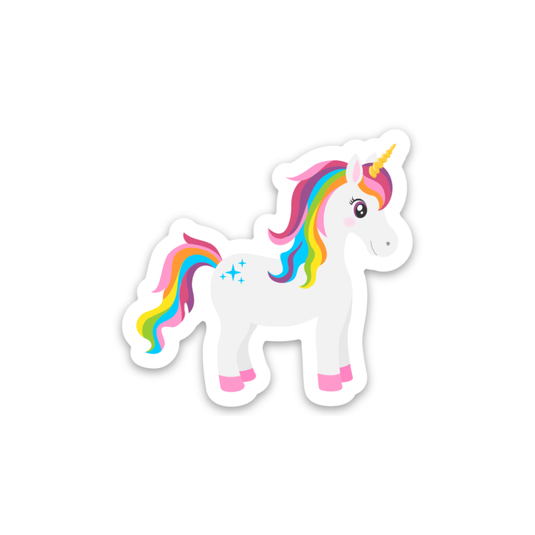 Unicorn | Mini Kid Sticker | Waterproof