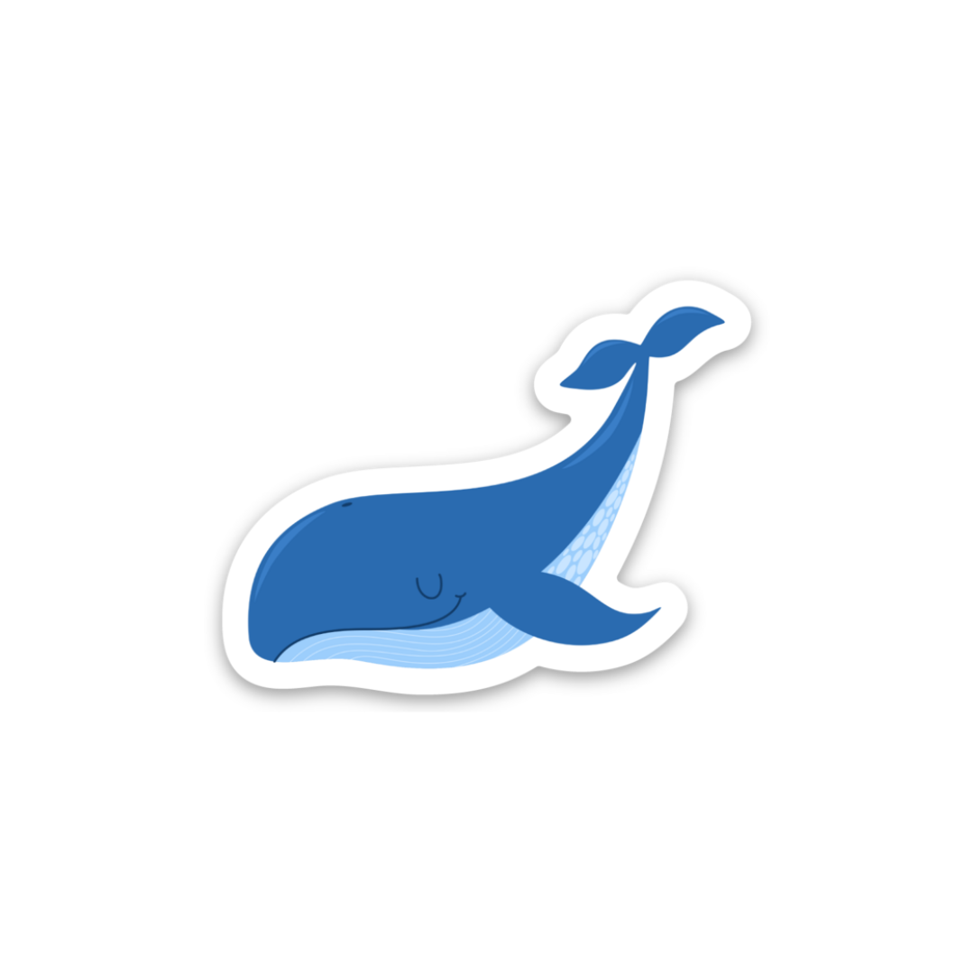 Whale | Mini Kid Sticker | Waterproof